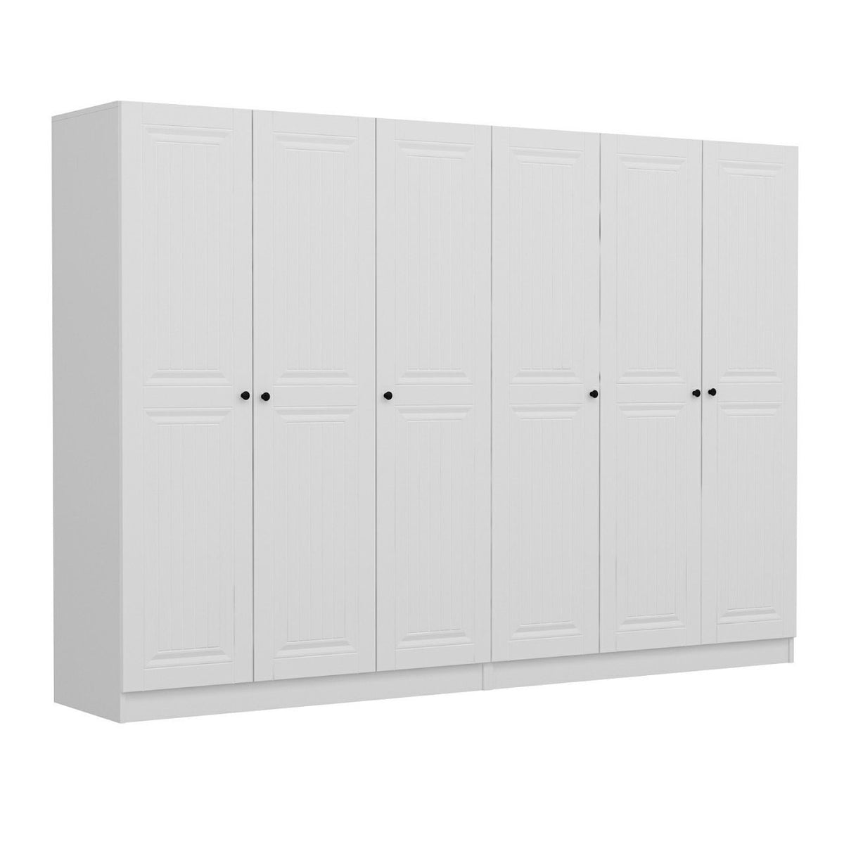 Ντουλάπα 270x210x52 εκ Λευκό 506MNR2710