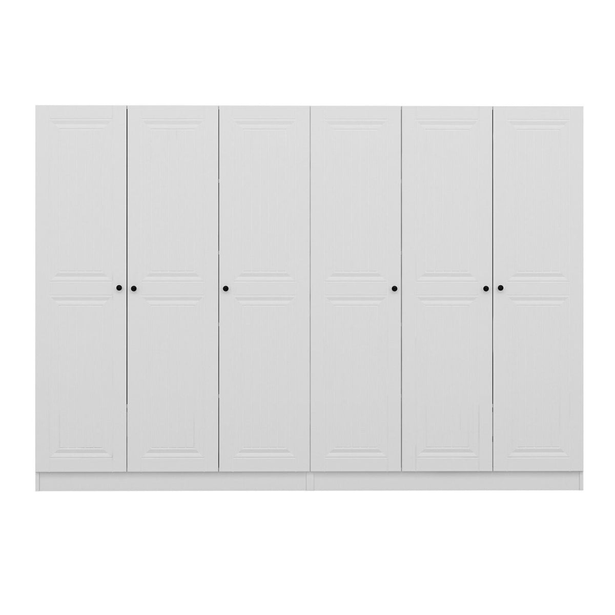 Ντουλάπα 270x210x52 εκ Λευκό 506MNR2710