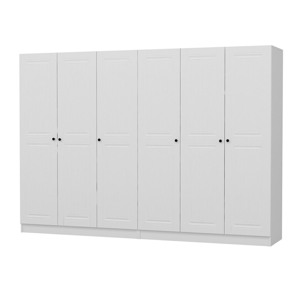 Ντουλάπα 270x210x52 εκ Λευκό 506MNR2710