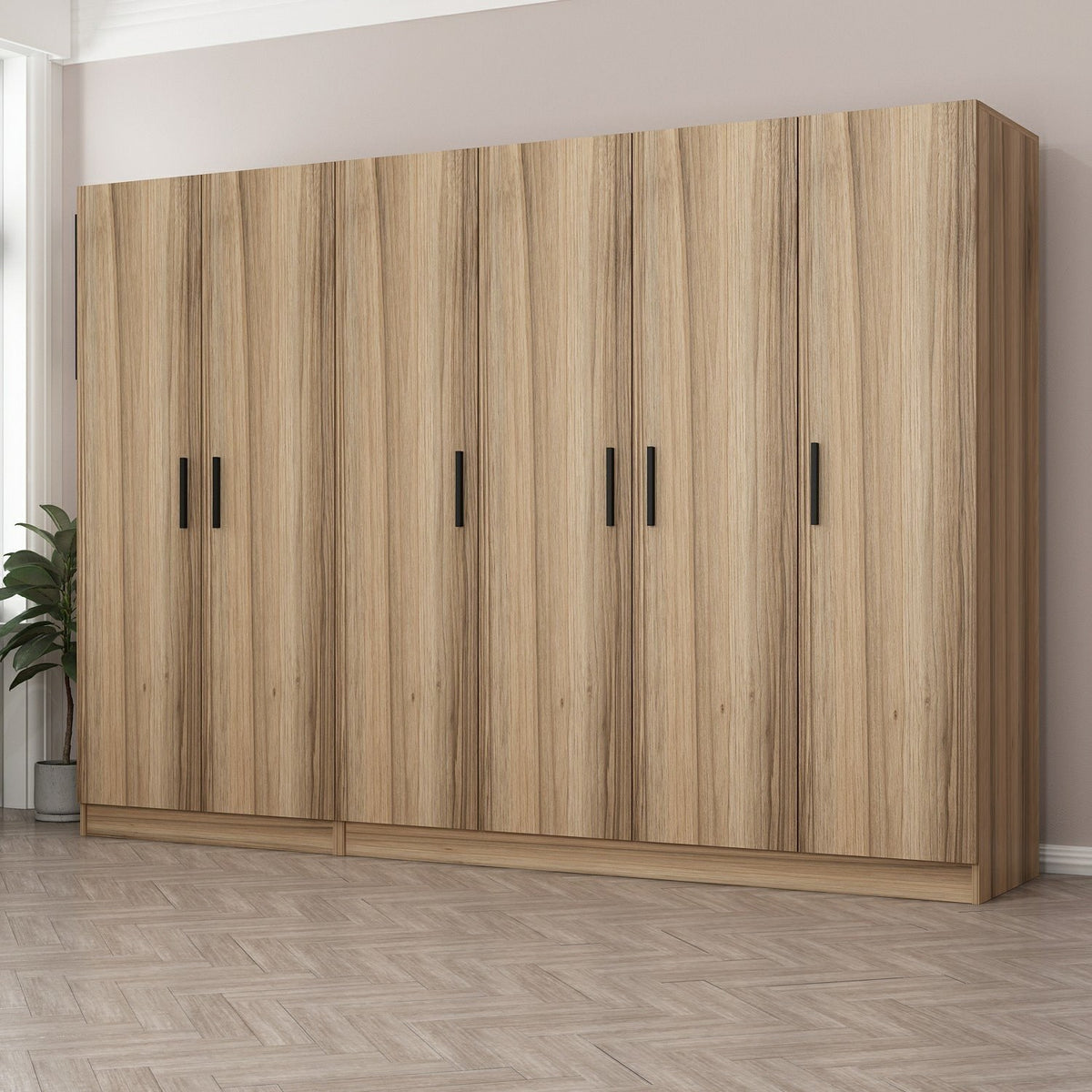 Ντουλάπα 270x190x52 εκ Dore 506MNR2746
