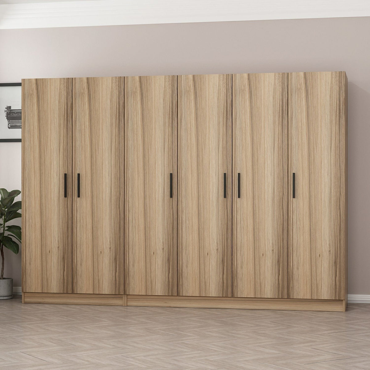 Ντουλάπα 270x210x52 εκ Dore 506MNR2747