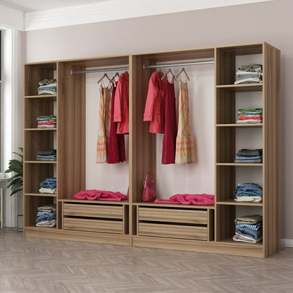 Ντουλάπα 270x190x52 εκ Dore 506MNR2750