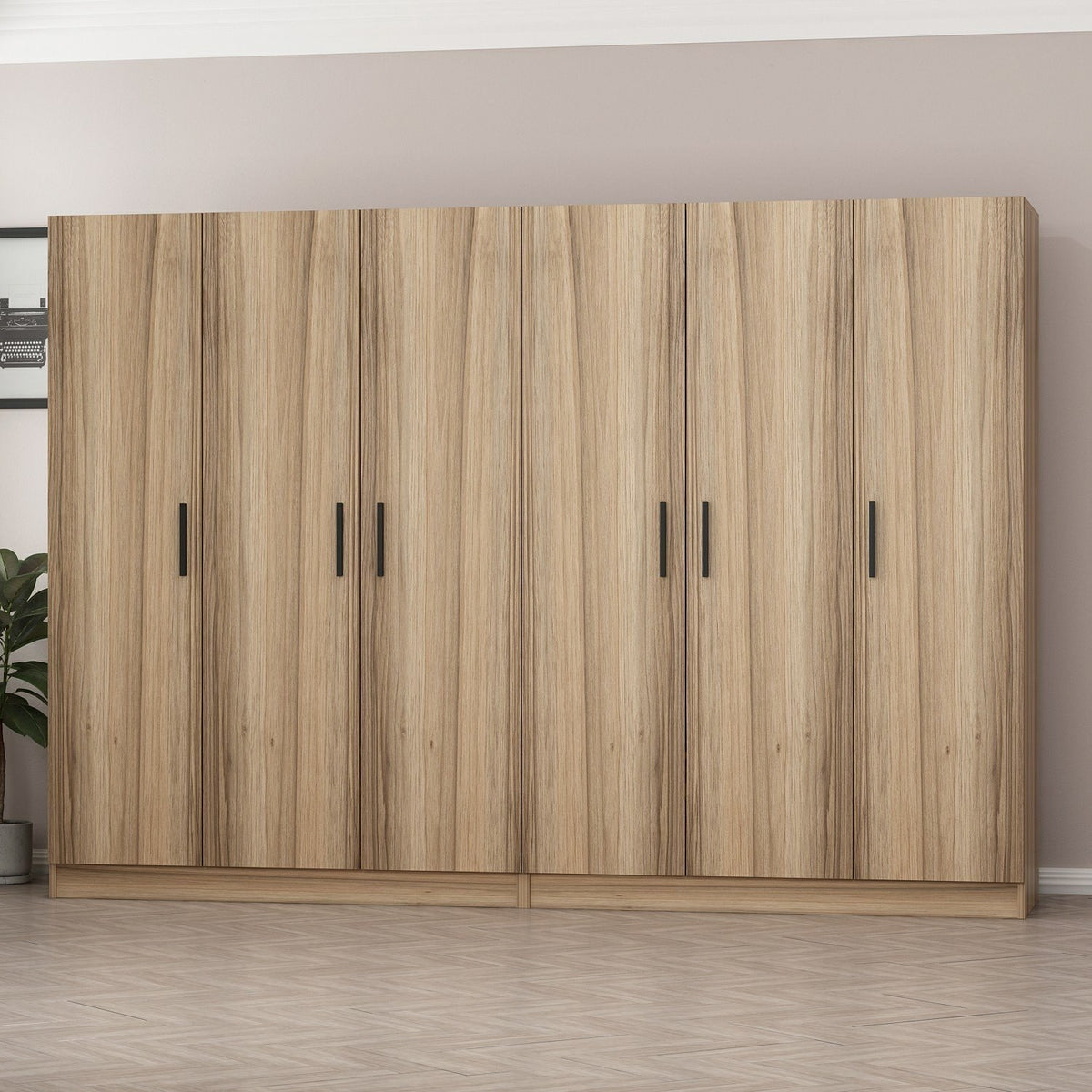 Ντουλάπα 270x210x52 εκ Dore 506MNR2751