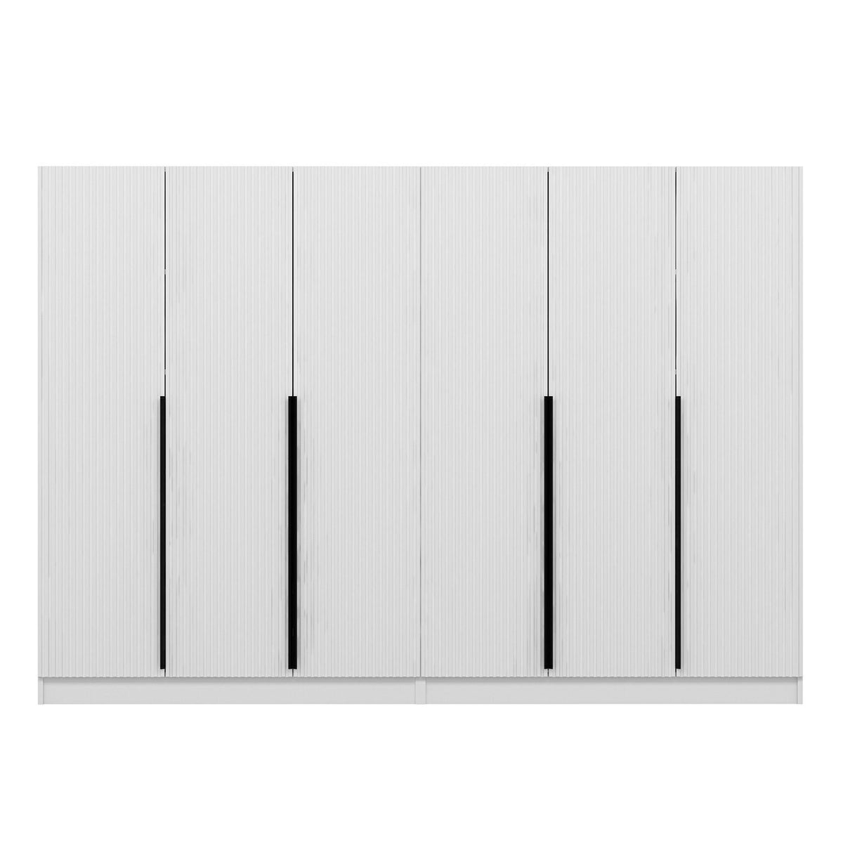 Ντουλάπα 270x210x52 εκ Λευκό 506MNR2760