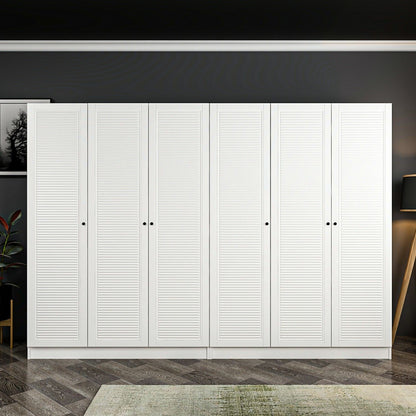 Ντουλάπα 270x190x52 εκ Λευκό 506MNR2767
