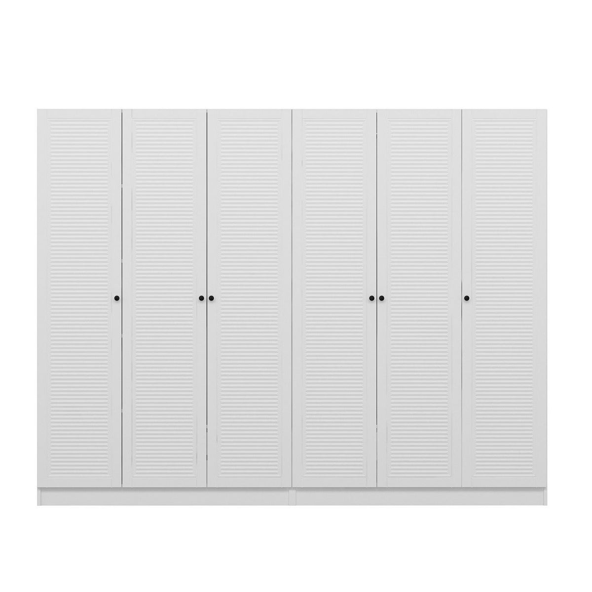 Ντουλάπα 270x190x52 εκ Λευκό 506MNR2767