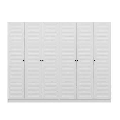 Ντουλάπα 270x190x52 εκ Λευκό 506MNR2767