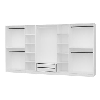 Ντουλάπα 360x190x52 εκ Λευκό 506MNR2771