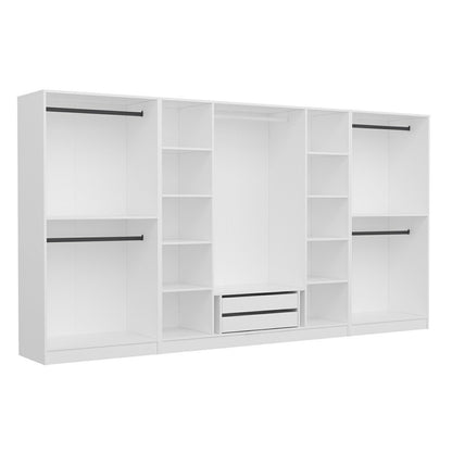 Ντουλάπα 360x210x52 εκ Λευκό 506MNR2772