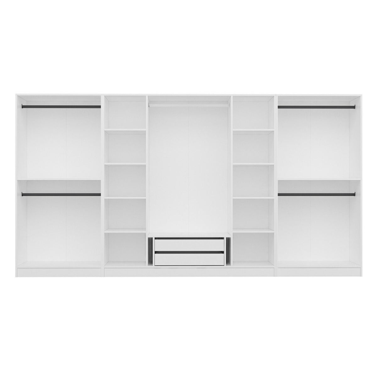 Ντουλάπα 360x210x52 εκ Λευκό 506MNR2772