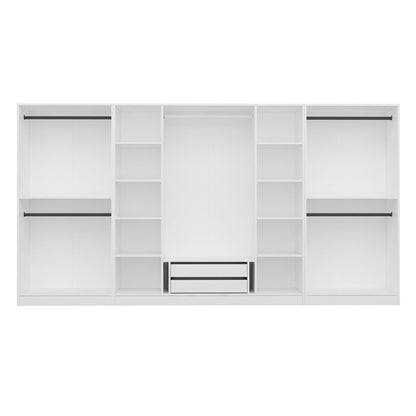 Ντουλάπα 360x210x52 εκ Λευκό 506MNR2772