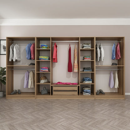 Ντουλάπα 360x190x52 εκ Dore 506MNR2777