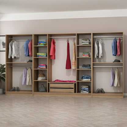 Ντουλάπα 360x190x52 εκ Dore 506MNR2777