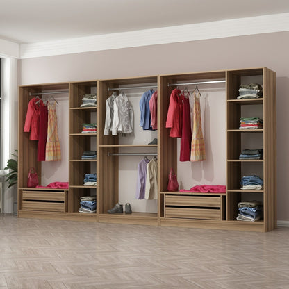 Ντουλάπα 360x210x52 εκ Dore 506MNR2780