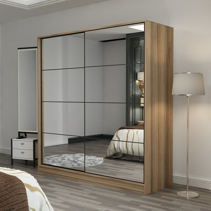 Ντουλάπα 180x210x60 εκ Dore 506MNR2784