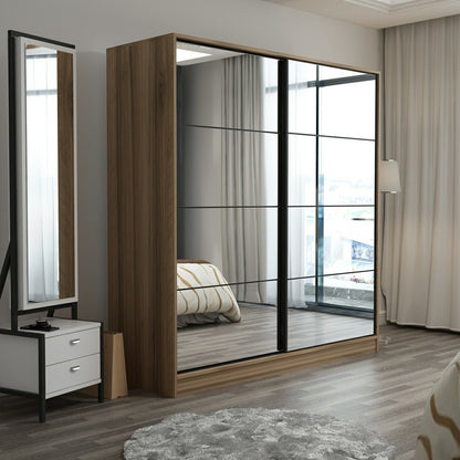 Ντουλάπα 220x210x52 εκ Dore 506MNR2786