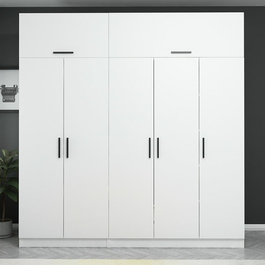 Ντουλάπα 225x235x52 εκ Λευκό 506MNR2787