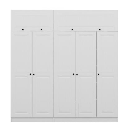 Ντουλάπα 225x235x52 εκ Λευκό 506MNR2804