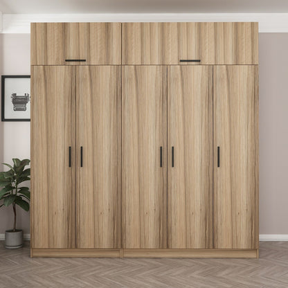 Ντουλάπα 225x235x52 εκ Dore 506MNR2806