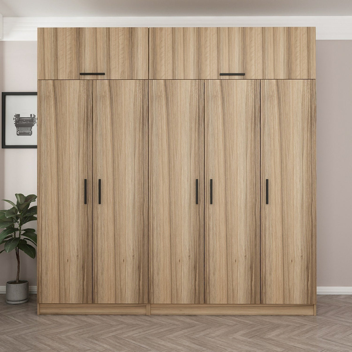 Ντουλάπα 225x255x52 εκ Dore 506MNR2807