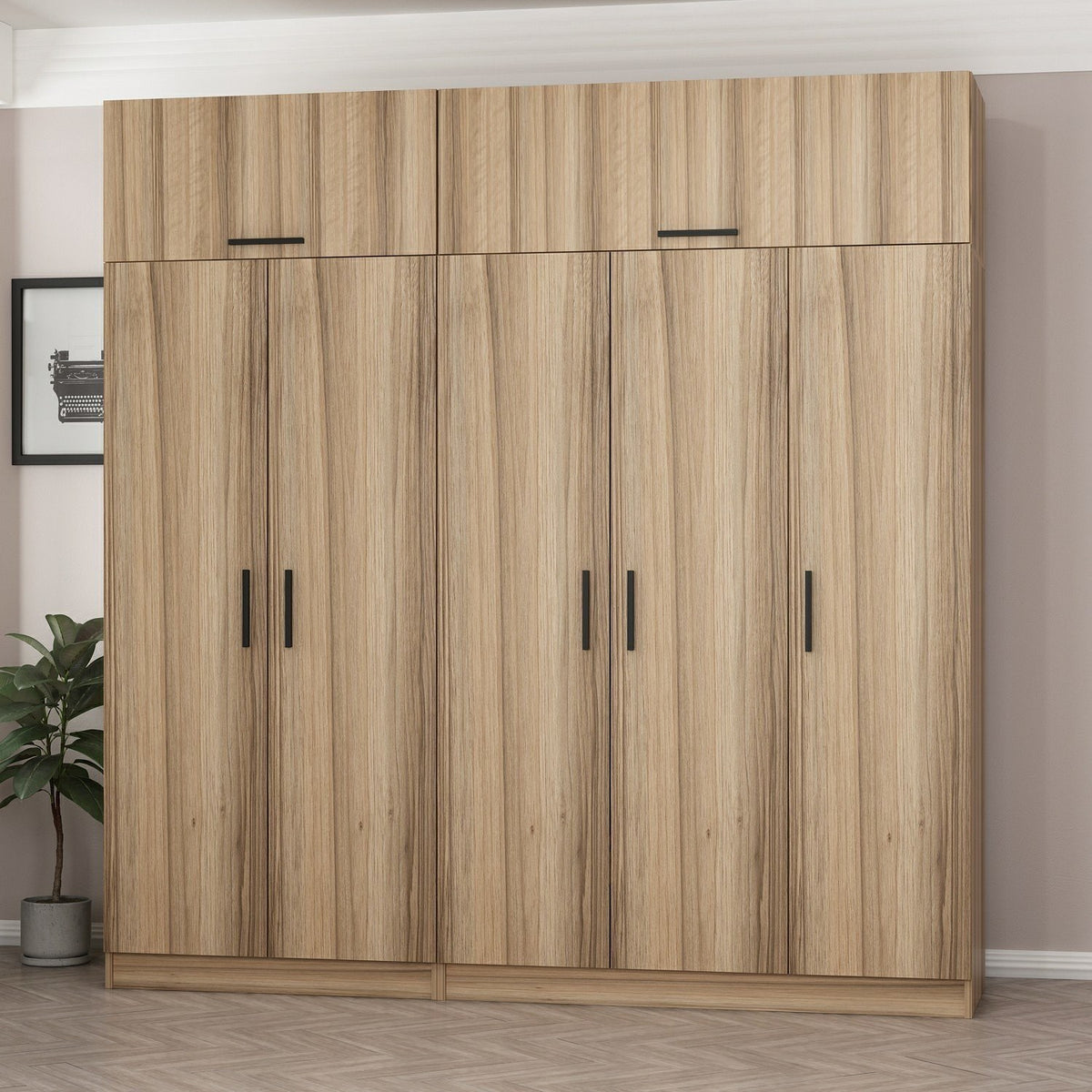 Ντουλάπα 225x255x52 εκ Dore 506MNR2807