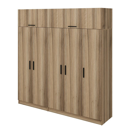 Ντουλάπα 225x255x52 εκ Dore 506MNR2807