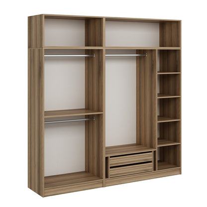 Ντουλάπα 225x255x52 εκ Dore 506MNR2807