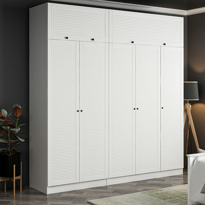 Ντουλάπα 225x210x52 εκ Λευκό 506MNR2811
