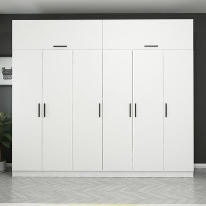 Ντουλάπα 270x235x52 εκ Λευκό 506MNR2862