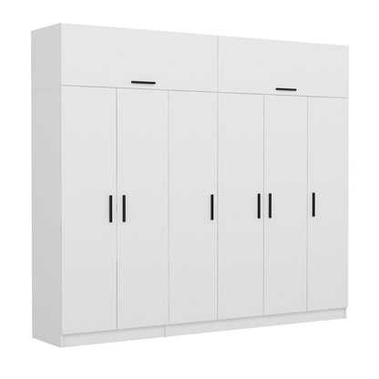 Ντουλάπα 270x235x52 εκ Λευκό 506MNR2862