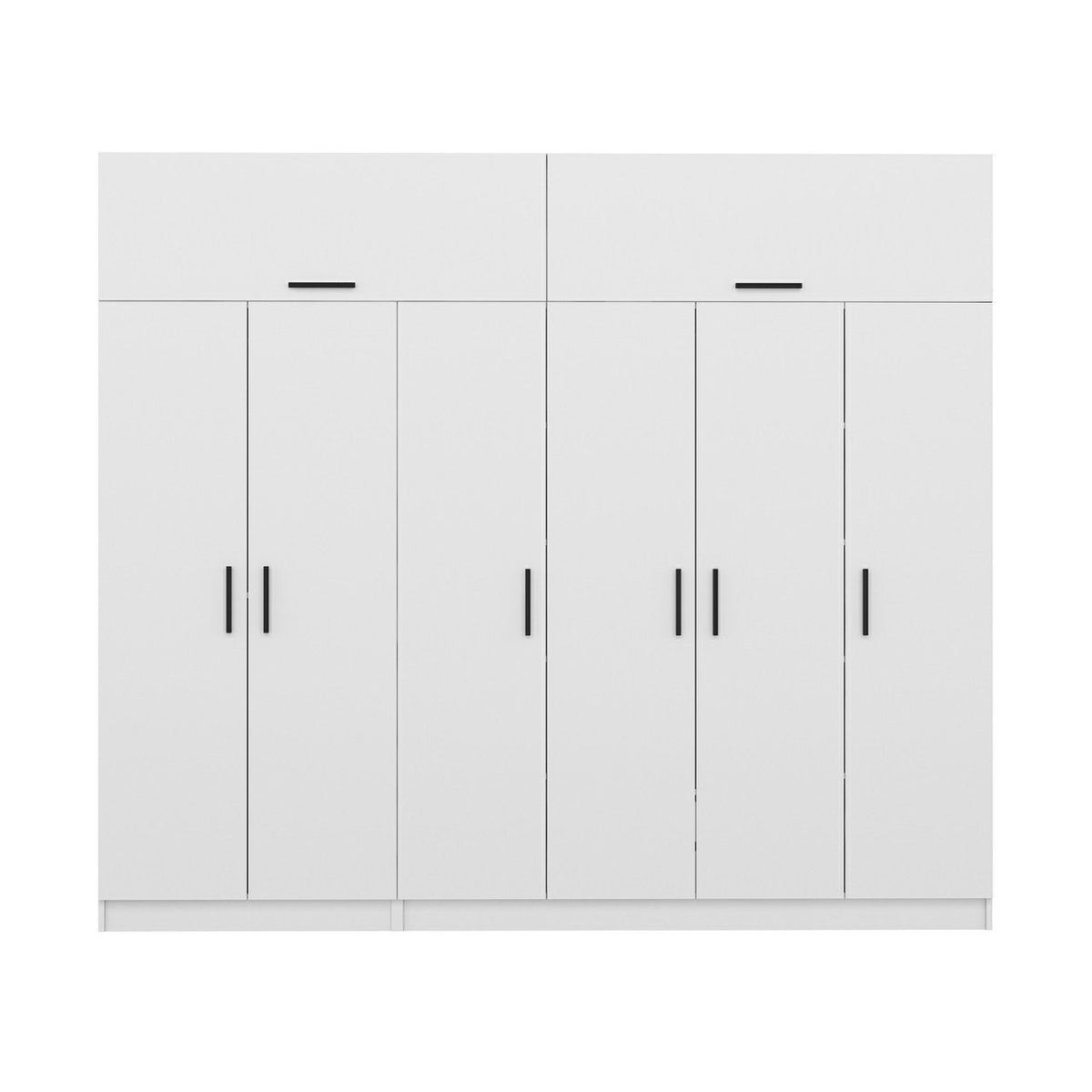 Ντουλάπα 270x255x52 εκ Λευκό 506MNR2863