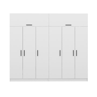 Ντουλάπα 270x235x52 εκ Λευκό 506MNR2864