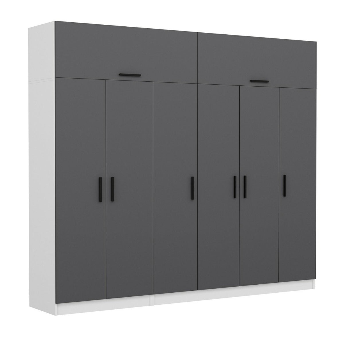 Ντουλάπα 270x235x52 εκ Ανθρακί 506MNR2881