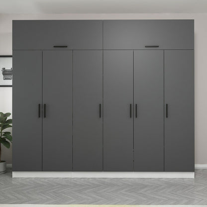 Ντουλάπα 270x255x52 εκ Ανθρακί 506MNR2882