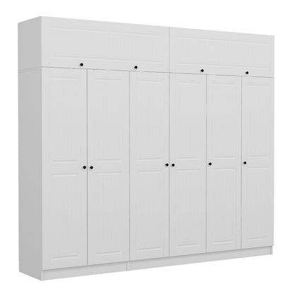Ντουλάπα 270x235x52 εκ Λευκό 506MNR2889