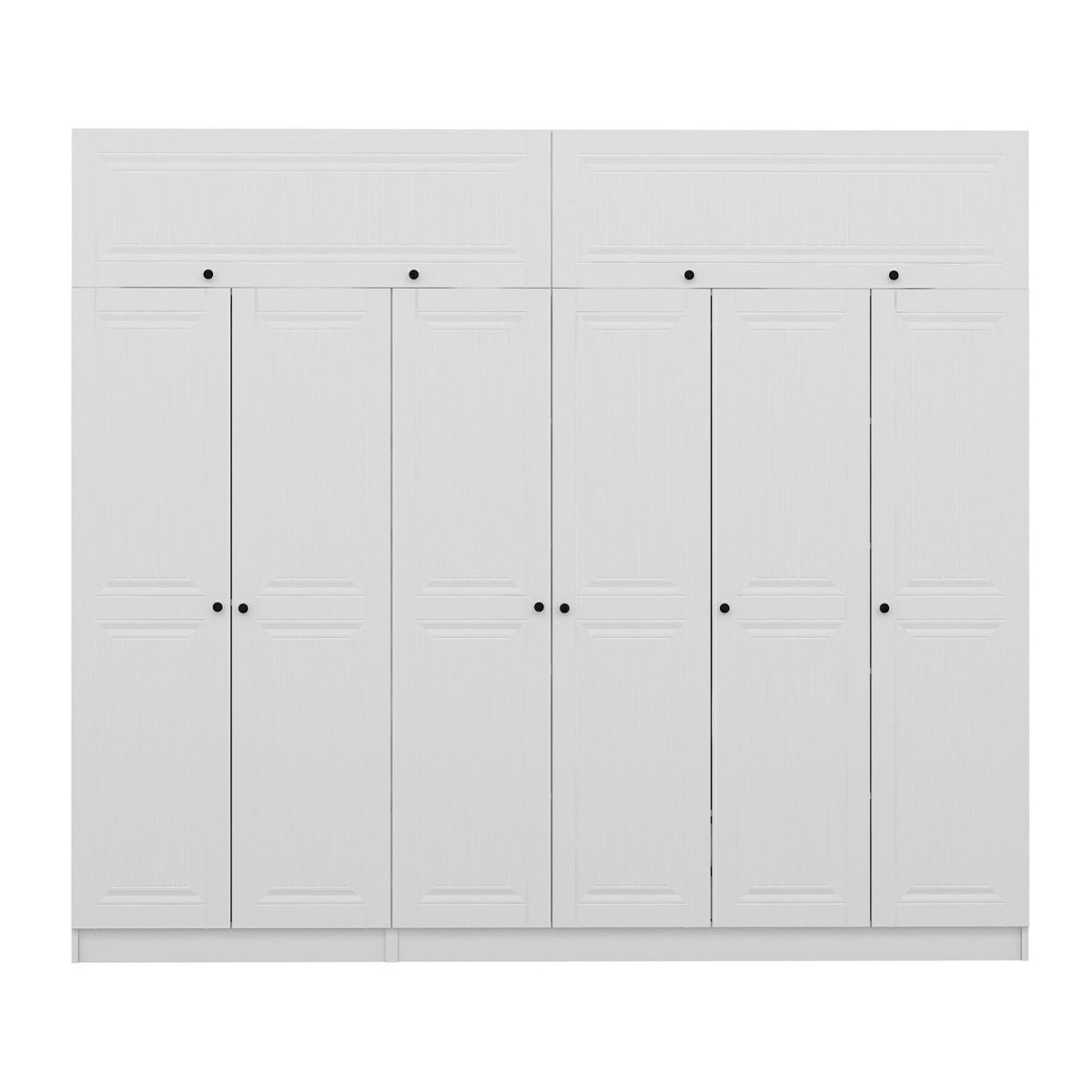Ντουλάπα 270x235x52 εκ Λευκό 506MNR2889