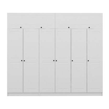 Ντουλάπα 270x235x52 εκ Λευκό 506MNR2889