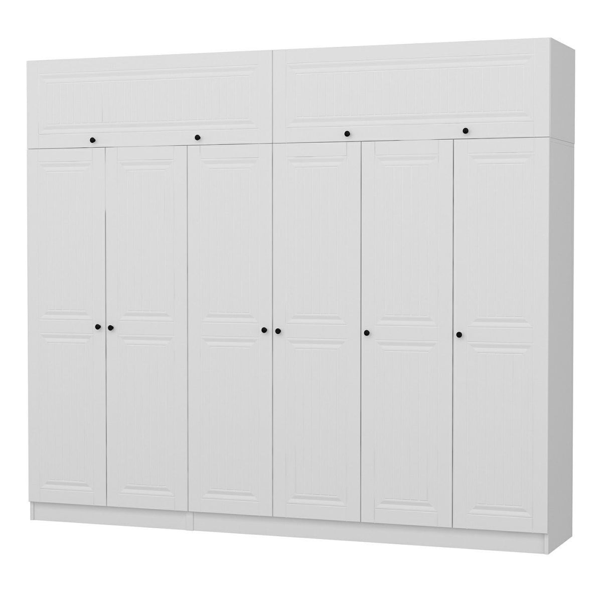 Ντουλάπα 270x235x52 εκ Λευκό 506MNR2889
