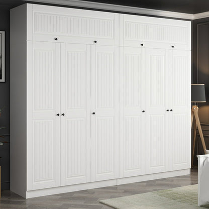 Ντουλάπα 270x235x52 εκ Λευκό 506MNR2891