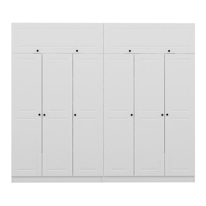 Ντουλάπα 270x235x52 εκ Λευκό 506MNR2891