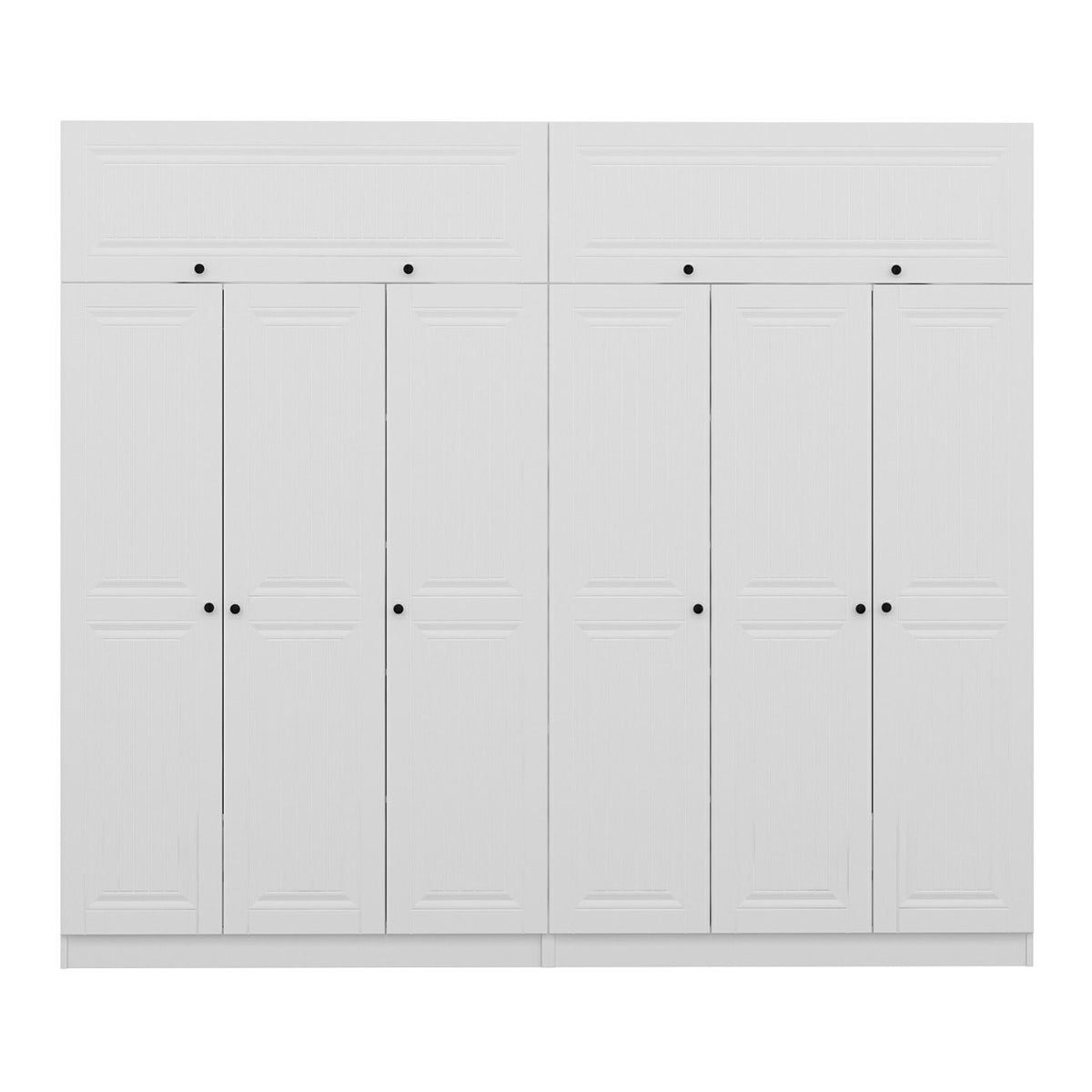 Ντουλάπα 270x255x52 εκ Λευκό 506MNR2892