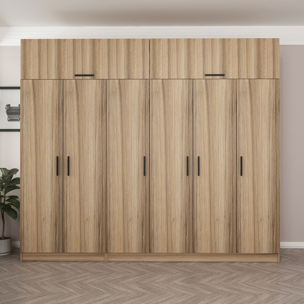Ντουλάπα 270x235x52 εκ Dore 506MNR2893