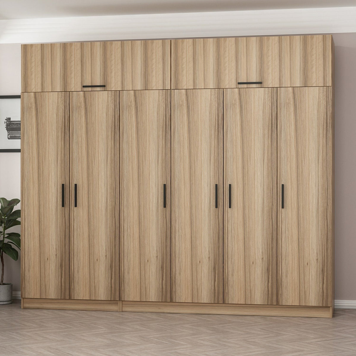 Ντουλάπα 270x235x52 εκ Dore 506MNR2893