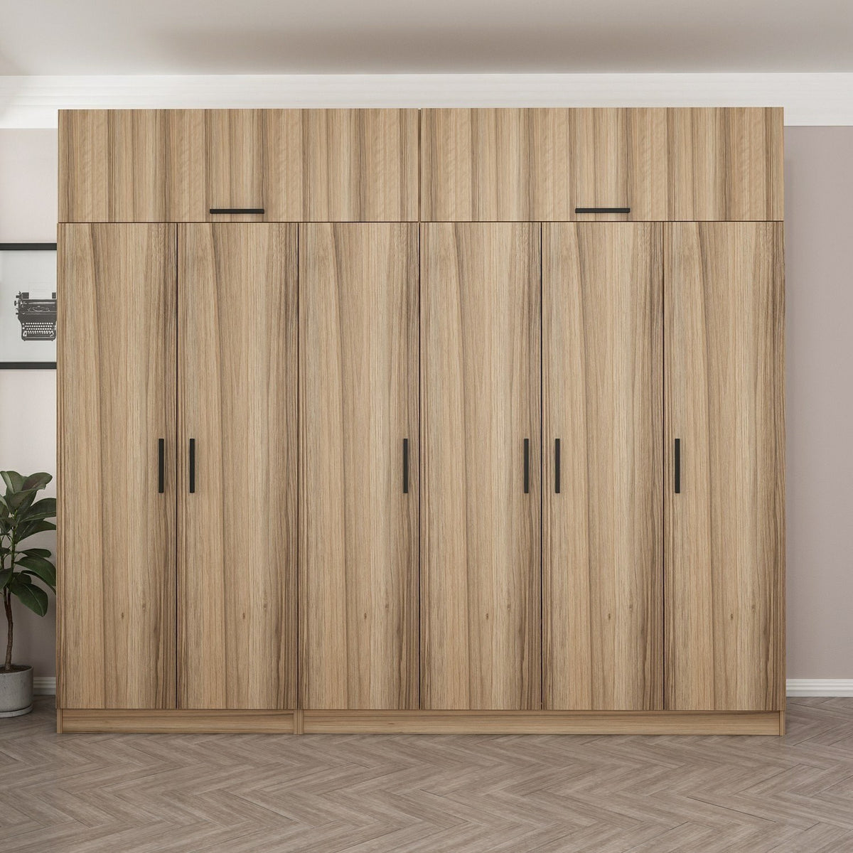 Ντουλάπα 270x255x52 εκ Dore 506MNR2894