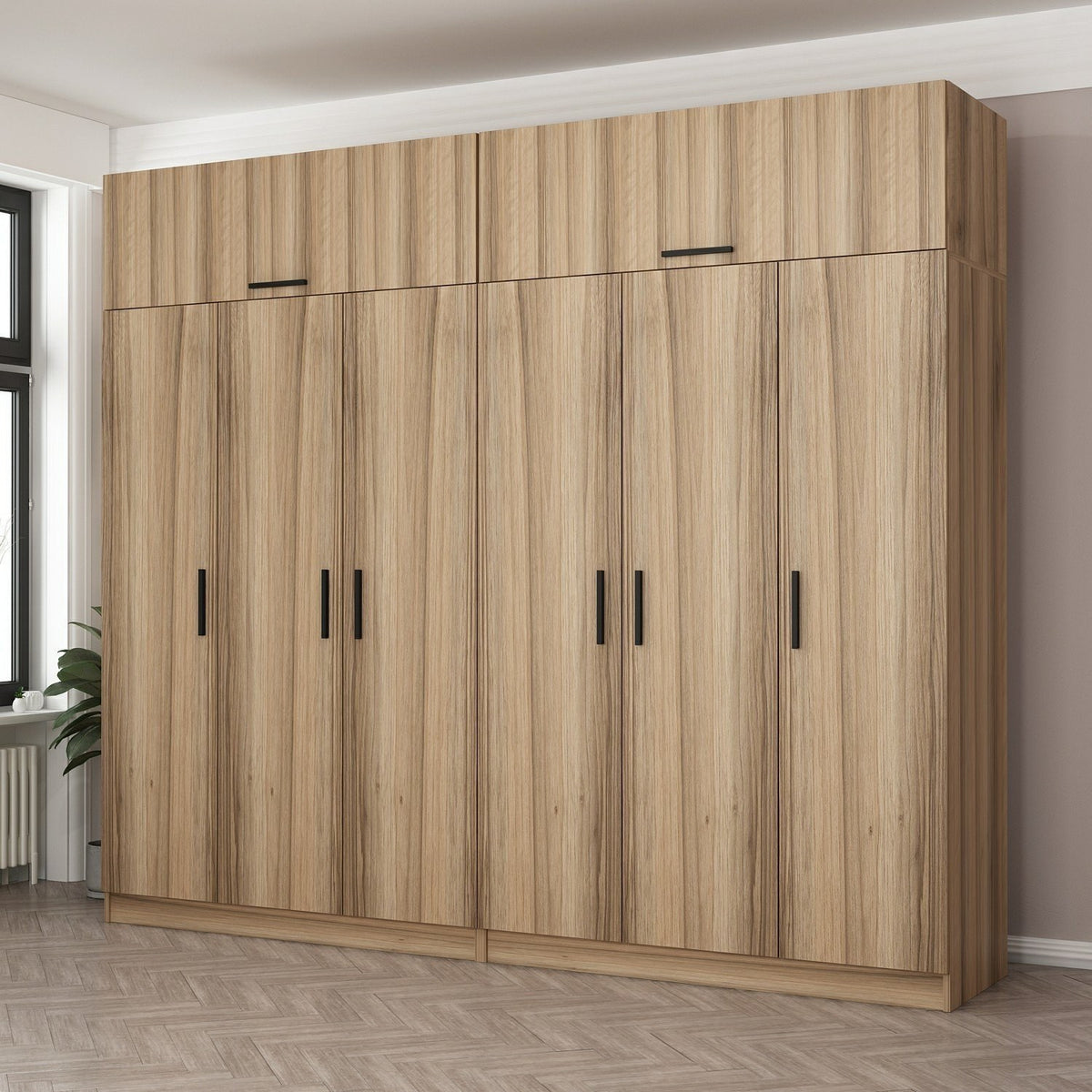 Ντουλάπα 270x235x52 εκ Dore 506MNR2897