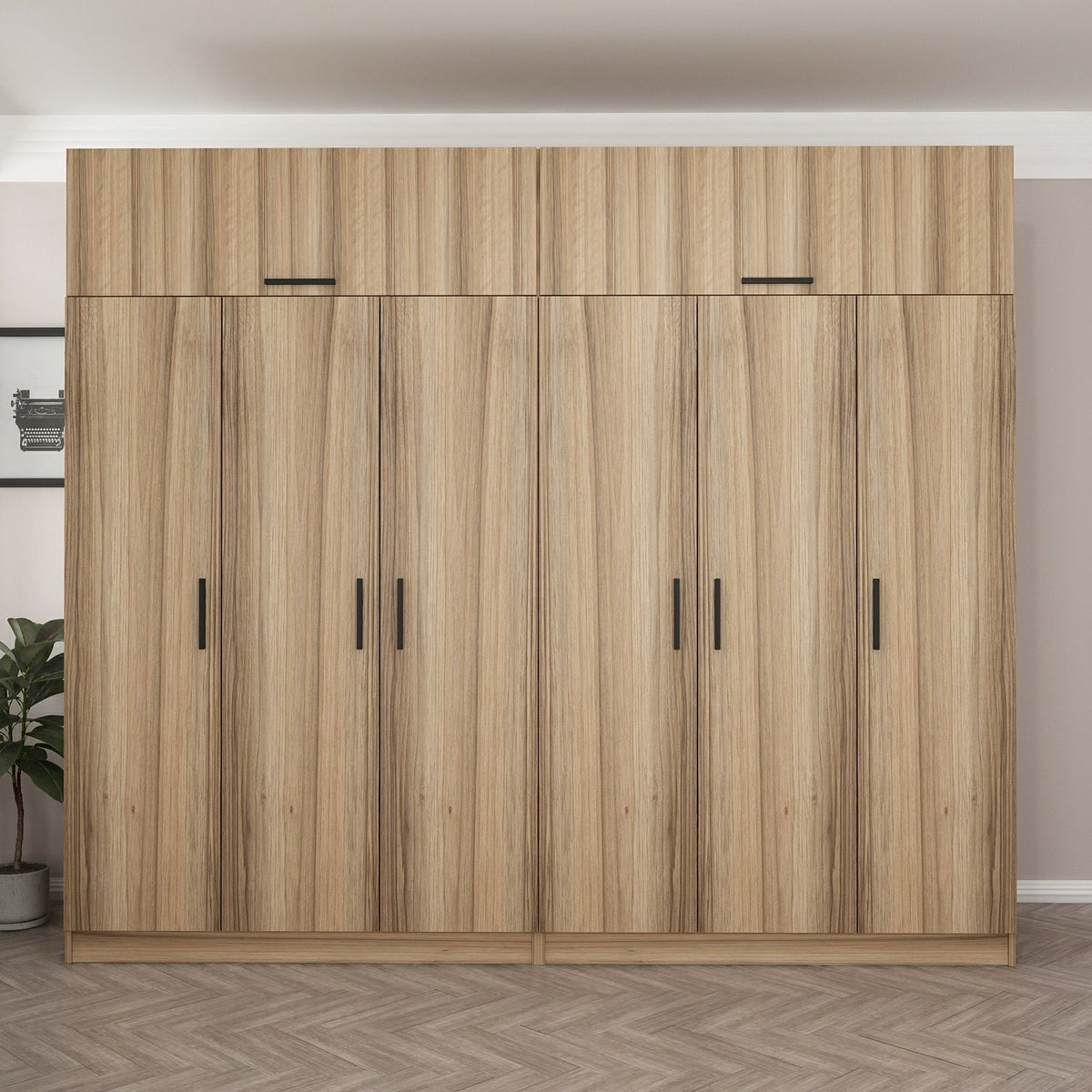 Ντουλάπα 270x255x52 εκ Dore 506MNR2898