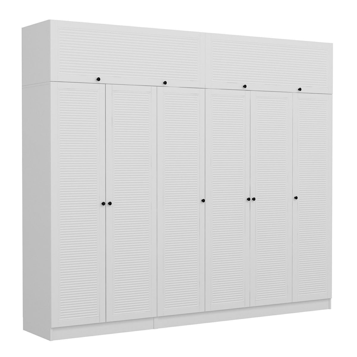 Ντουλάπα 270x190x52 εκ Λευκό 506MNR2902