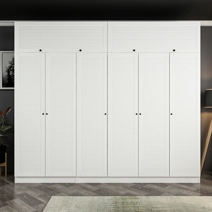 Ντουλάπα 270x210x52 εκ Λευκό 506MNR2903
