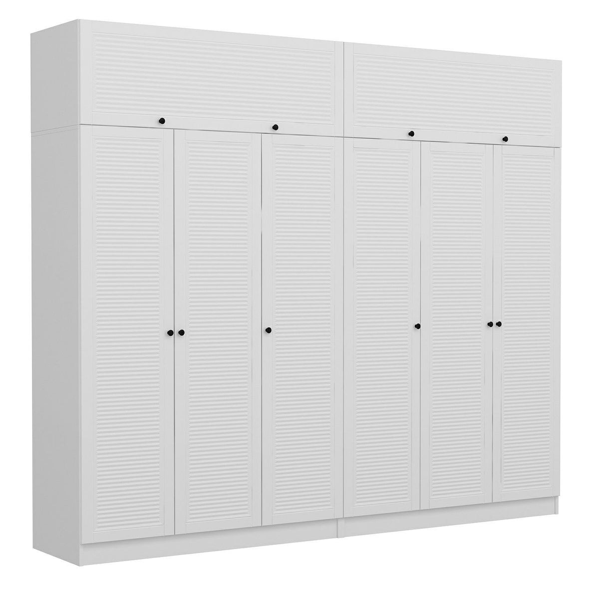 Ντουλάπα 270x190x52 εκ Λευκό 506MNR2904