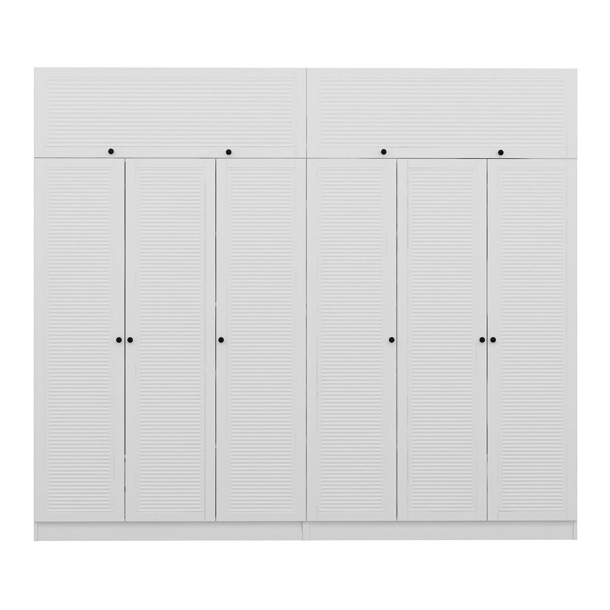 Ντουλάπα 270x210x52 εκ Λευκό 506MNR2905